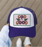 God Is Good Trucker Mesh Hats Hippo Boutique