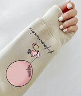 Custom Mama Bear Sweatshirt with children’s name on sleeve Hippo Boutique
