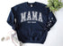 (Copy) Glitter Mama Sweatshirt with children’s name on sleeve Hippo Boutique