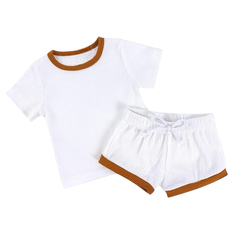 Baby & toddler waffle cotton outfit Hippo Boutique