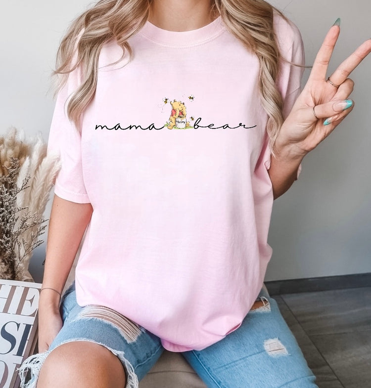 Mama Bear Women’s T-Shirts Hippo Boutique