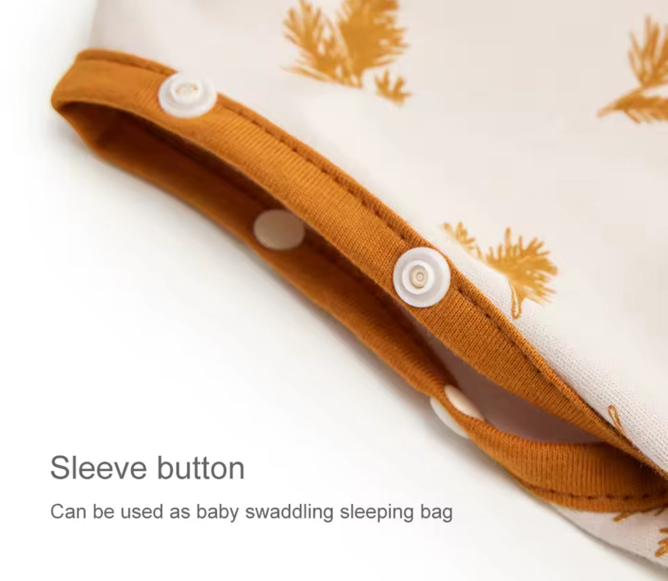 Newborn Baby 100% Organic Cotton Swaddle Sleep sack - 1 Tog Hippo Boutique