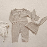 Baby & Toddler Bunny hat & Romper outfit Hippo Boutique