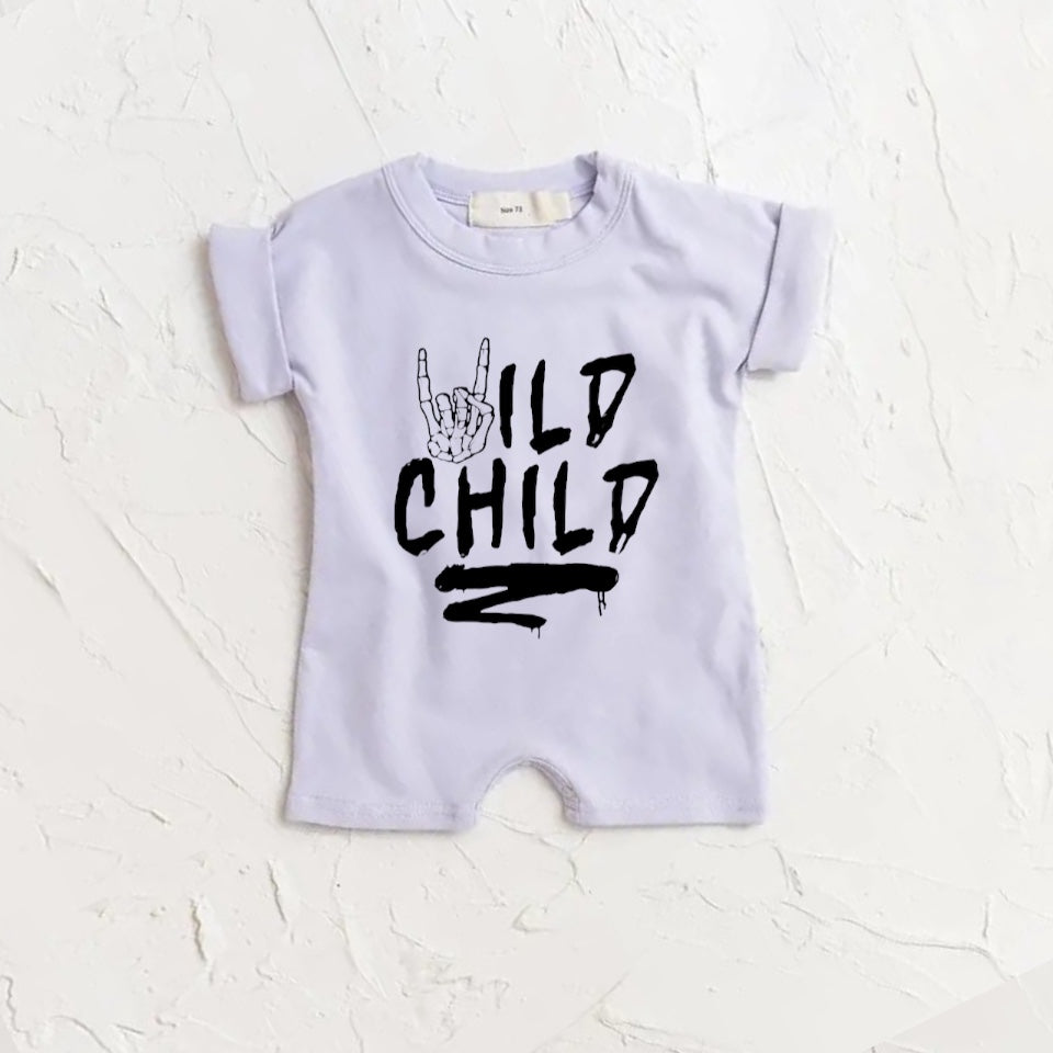 Wild Child baby romper bodysuit Hippo Boutique