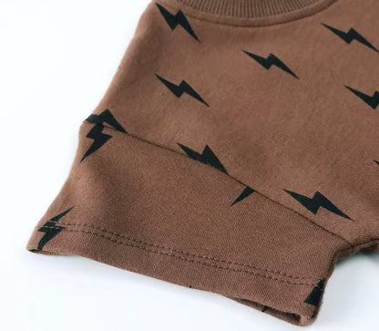 Brown Checkered Baby T-Shirt & Shorts outfit Hippo Boutique