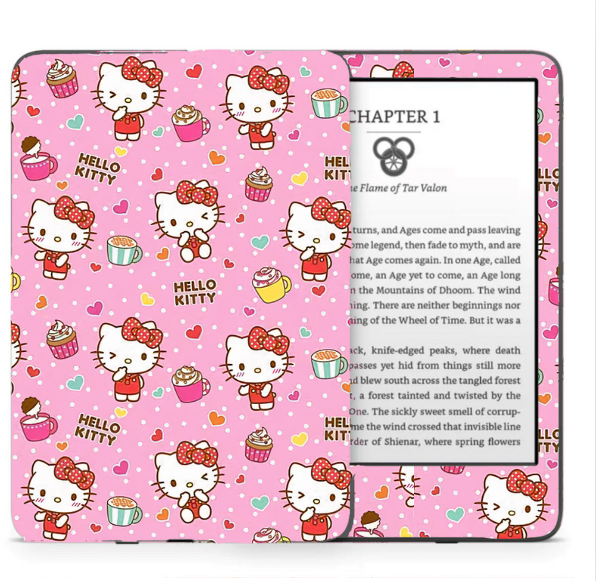 Kindle Skin - Pink Kitty Hippo Boutique