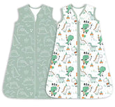 Newborn Baby 100% Organic Cotton Sleep sac - 1 Tog Hippo Boutique