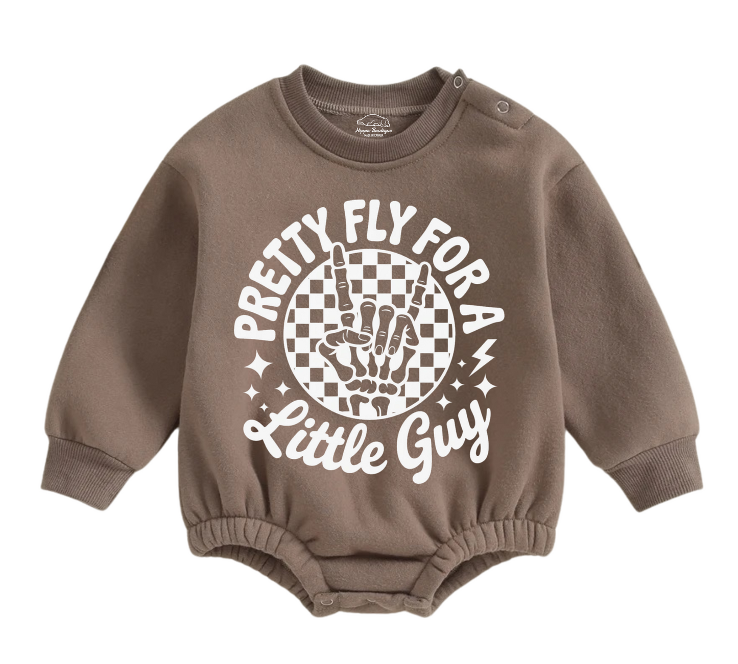 Soft warm fleece oversized Romper - Pretty Fly