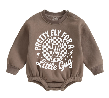 Soft warm fleece oversized Romper - Pretty Fly