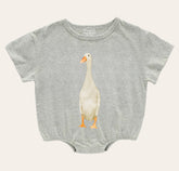 Goose Baby t-shirt Bubble Romper Hippo Boutique