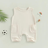 Baby & toddler sleeveless romper bodysuit Hippo Boutique