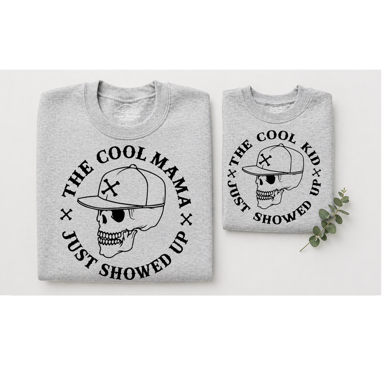 Mama & Mini Matching Sweatshirts - Cool kid Hippo Boutique