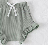Knit Floral Baby Outfit Hippo Boutique