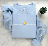 Mama Bear Sweatshirt with children’s name on sleeve Hippo Boutique