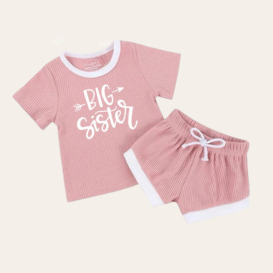 Big Baby & toddler waffle cotton outfit Hippo Boutique