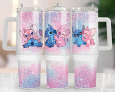 40oz Stanley Tumbler - Stitch Love Hippo Boutique