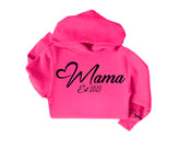 Custom Mama Hoodie with children’s name on sleeve Hippo Boutique