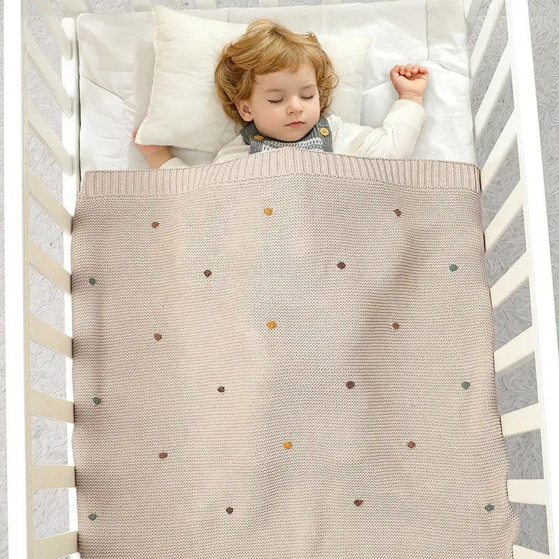 Baby Knit Swaddle Blanket Hippo Boutique