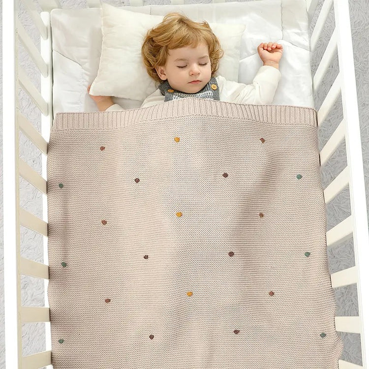 Baby Knit Swaddle Blanket Hippo Boutique