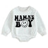 Soft warMama’s Boy fleece Baby Boy Oversized Sweatshirt Romper Hippo Boutique