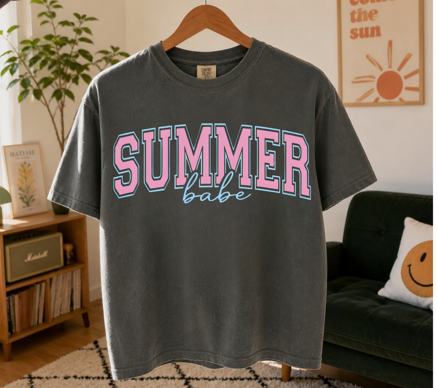 Cropped Top & T-Shirts - Summer Babe Hippo Boutique