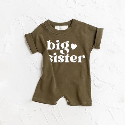 Bug Sister baby Girl romper bodysuit Hippo Boutique