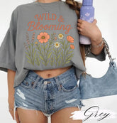Wild & Blooming Floral Women’s T-Shirt Hippo Boutique