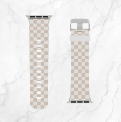 Apple Watch Band - Brown Checkered