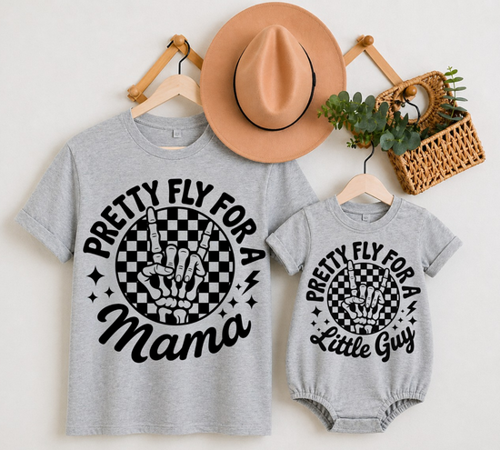 Mama & Mini Matching T-Shirts & Romper - Pretty Fly Hippo Boutique