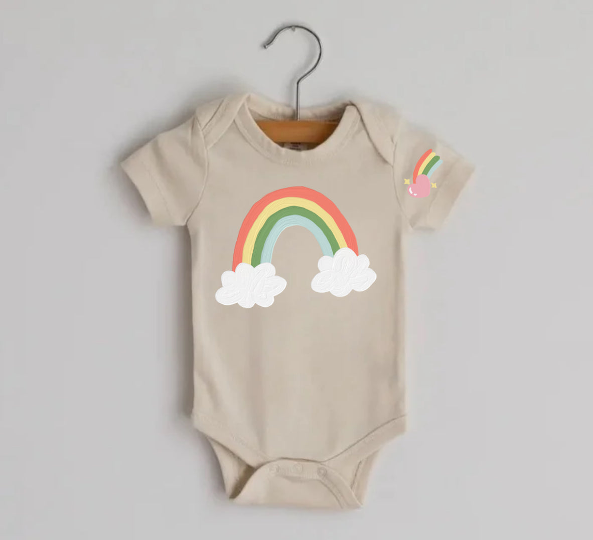 Newborn Baby Bodysuit - Rainbow
