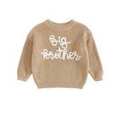 Knit Embroidered Big Brother sweater Hippo Boutique