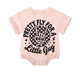 Baby t-shirt Bubble Romper - Pretty Fly Hippo Boutique