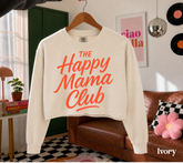 Cropped Sweatshirt - The happy mama club Hippo Boutique