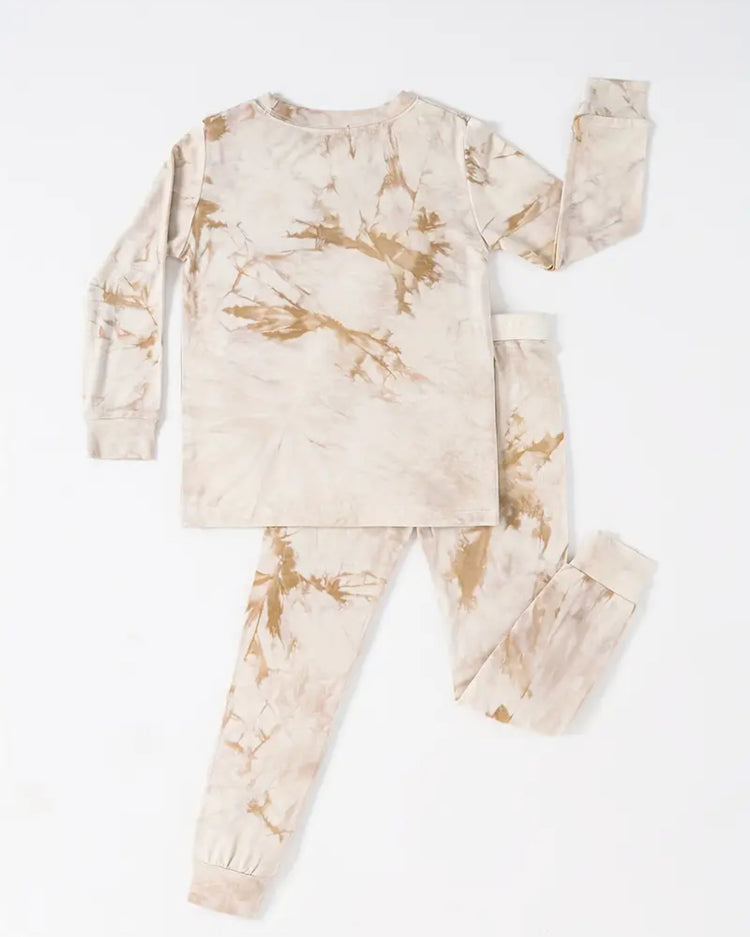 Sand Tie Dye Toddler Bamboo Outfit Hippo Boutique