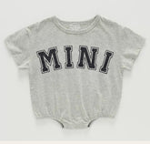 Glitter Mini Baby t-shirt Bubble Romper Hippo Boutique
