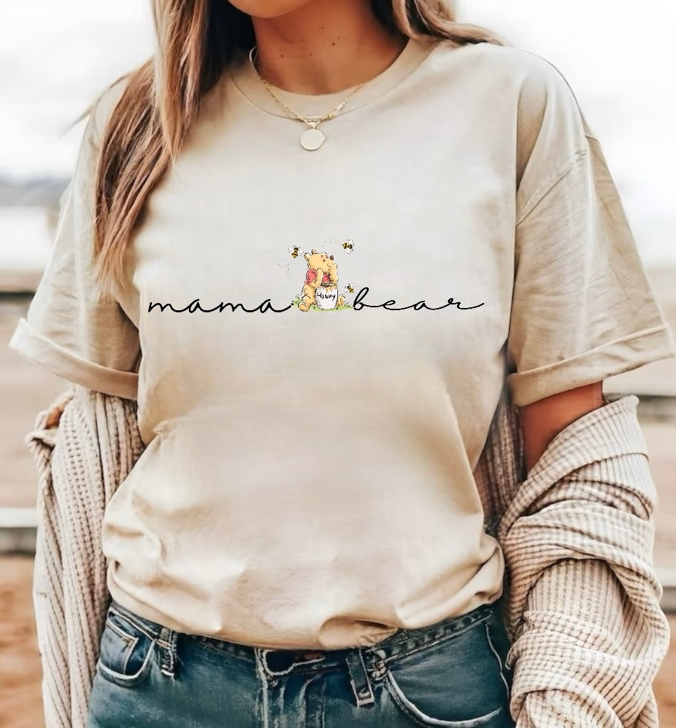 Mama Bear Women’s T-Shirts Hippo Boutique