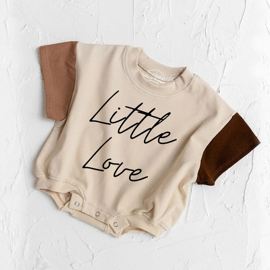 Little Love baby Color Block T-Shirt Bubble Romper Hippo Boutique