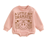 Soft warm fleece oversized Romper - A Little Bit Dramatic Hippo Boutique