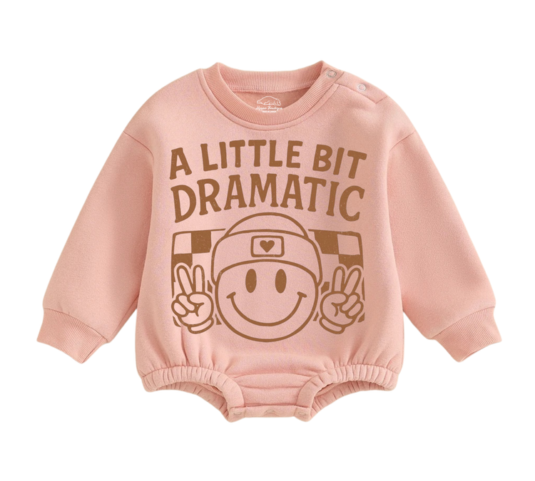 Soft warm fleece oversized Romper - A Little Bit Dramatic Hippo Boutique