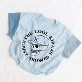 Cool Kid baby Color Block T-Shirt Bubble Romper Hippo Boutique