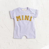 Glitter Mini baby romper bodysuit Hippo Boutique