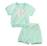 Auntie’s Little Bestie Baby girl outfit pocket Hippo Boutique