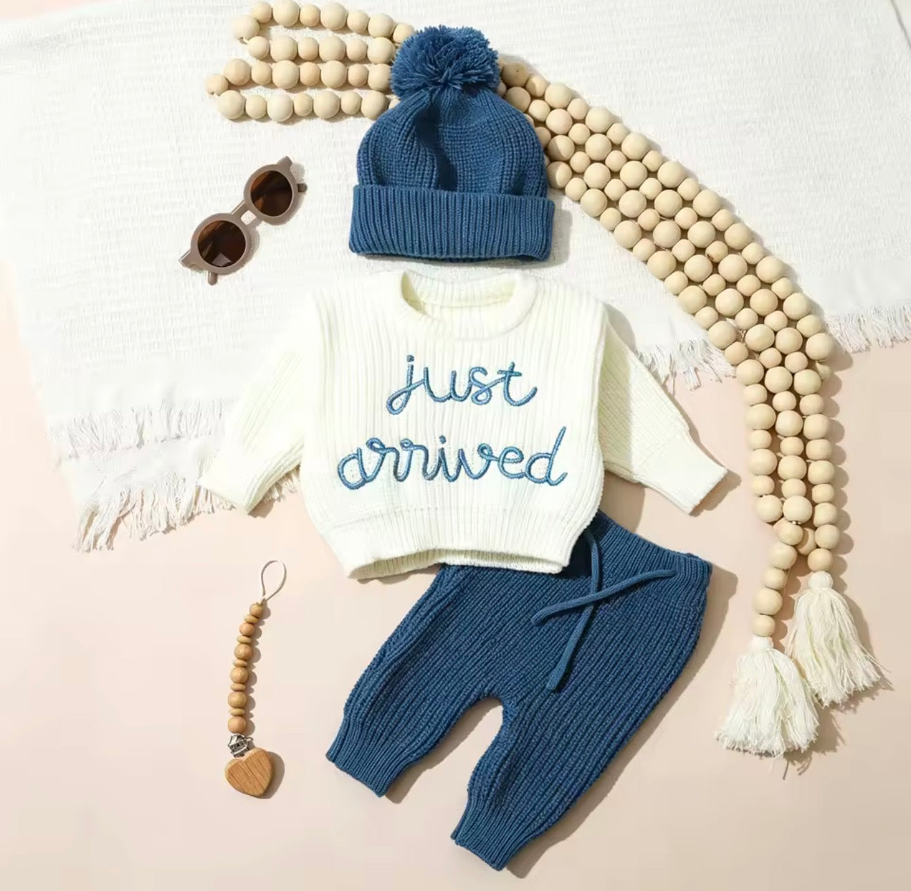 Newborn Baby Knit Coming Home Outfit Hippo Boutique