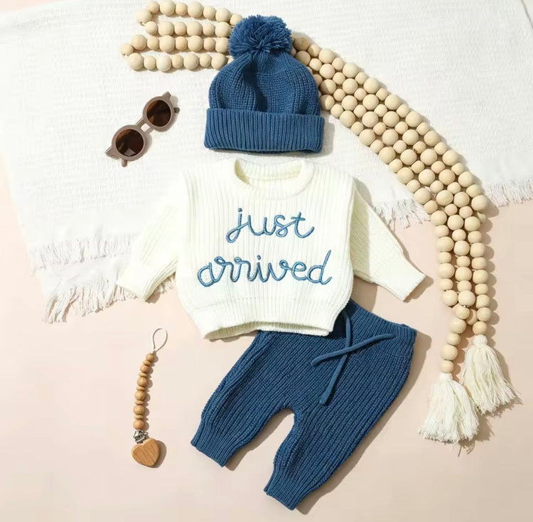 Newborn Baby Knit Coming Home Outfit Hippo Boutique