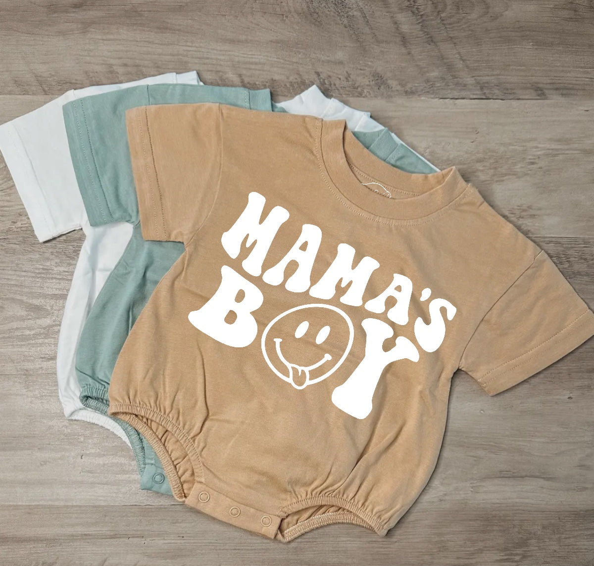 Mamas boy Baby & toddler t-shirt bubble Romper Hippo Boutique