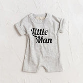 Lil Man baby boy romper bodysuit Hippo Boutique