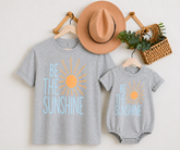 Mama & Mini Matching T-Shirts & Romper - Be the sunshine Hippo Boutique