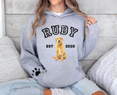 Custom Pet Portrait Sweatshirt Hippo Boutique