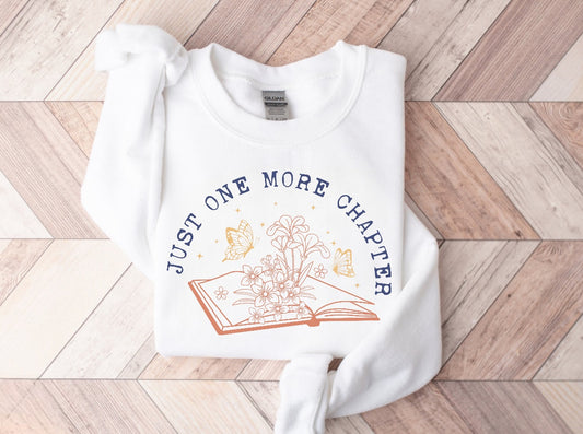 Just One More Chapter Sweatshirt Hippo Boutique