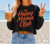 Cropped Sweatshirt - The happy mama club Hippo Boutique